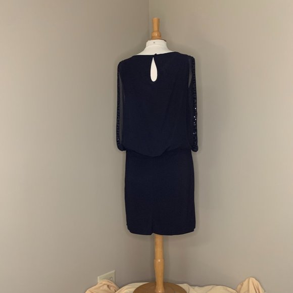 SCARLETT NITE BLACK DRESS SIZE 10 #29 - Picture 2 of 6